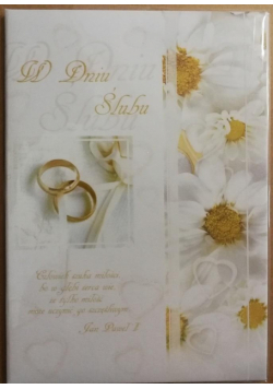 Książeczka brokat A5 Ślub 014