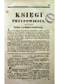 Księgi przypowieści