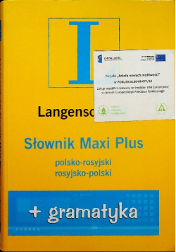 Słownik Maxi PLUS polsko-rosyjski rosyjsko-polski + gramatyka