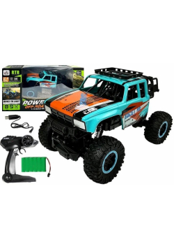 Zdalnie sterowane auto Offroad RC 1:14 niebieskie