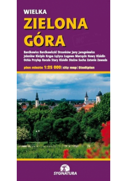 Wielka Zielona Góra plan miasta 1:12 000