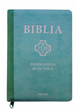 Biblia pierwszego Kościoła miętowa z paginatorami