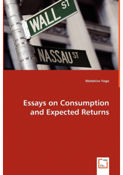 Essays on Consumption and Expected Returns