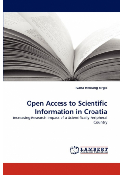 Open Access to Scientific Information in Croatia