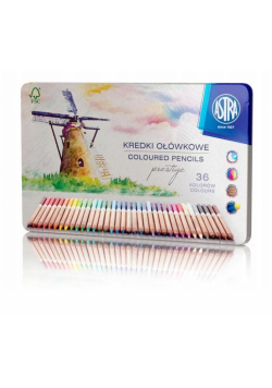 Kredki ołówkowe prestige 36 kolorów ASTRA