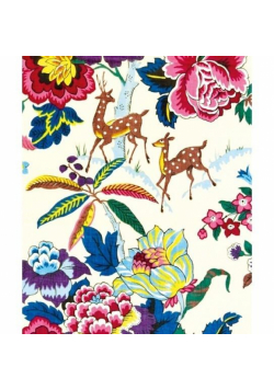 Karnet 17x14 z kopertą Chintz furnishing fabric