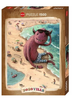 Puzzle 1500 Zozoville - Na plaży