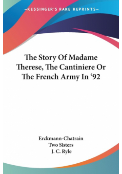 The Story Of Madame Therese, The Cantiniere Or The French Army In '92