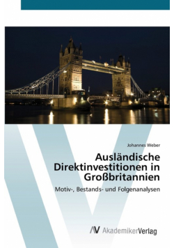 Ausländische Direktinvestitionen in Großbritannien