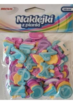 Naklejki z pianki alfabet 112szt