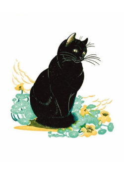 Karnet 17x14cm z kopertą Lucky Cat