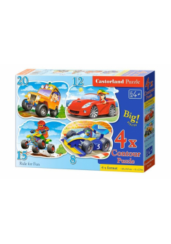 Puzzle x 4 - Ride for fun CASTOR