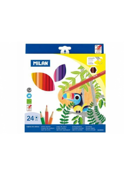 Kredki szkolne 24 kolory MILAN