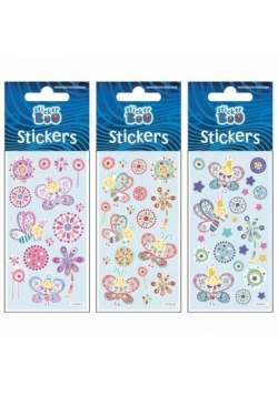 Naklejki Sticker BOO silver motylki