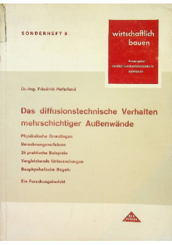 Das diffusionstechnische Verhalten