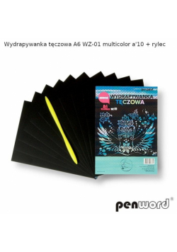 Wydrapywanka tęczowa A6 multicolor WZ-01