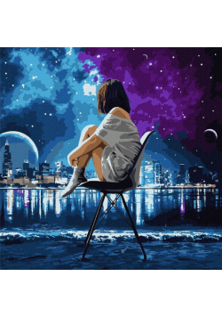 Malowanie po numerach - Nocne myśli 50x50