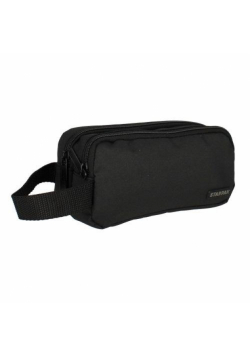 Piórnik saszetka 2 zamki Black