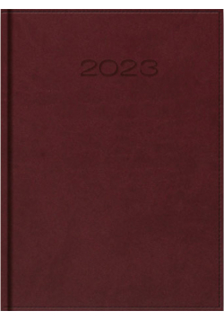 Kalendarz 2023 A5 dzienny vivella bordo