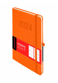 Kalendarz 2024 Memo A5 TDW pomarańczowy