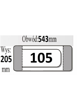 Okładka książkowa nr 105 (50szt) IKS