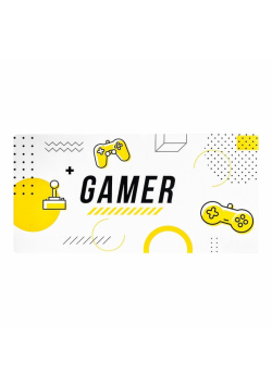 Podkładka na gamer yellow
