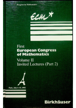 First European Congress of Mathematics Volume II
