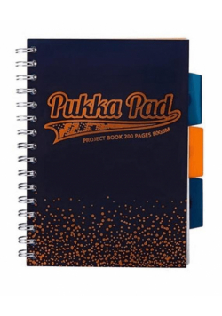 Project Book Blush Navy B5/100K kratka (3szt)