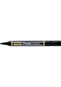 Marker okrągły N850 czarny (12szt) PENTEL