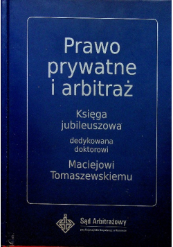 Prawo prywatne i arbitraż