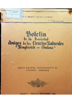 Boletin de la sociedad amigos de las ciencias naturales 1938 r.