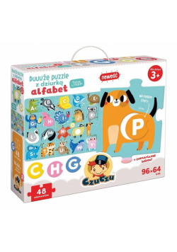 Duuuże puzzle z dziurką Alfabet