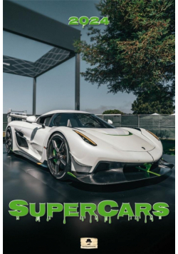 Kalendarz 2024 A3 ścienny Super Cars
