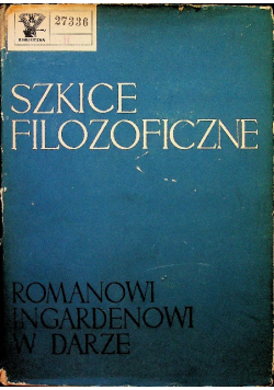 Szkice filozoficzne
