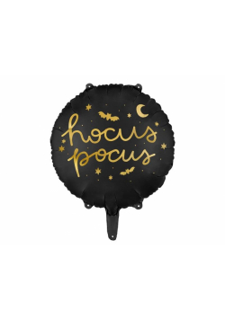 Balon foliowy Hocus Pocus 45cm czarny