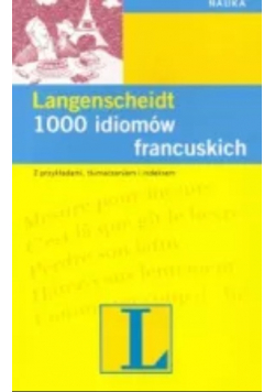 Langenscheidt 1000 idiomów francuskich