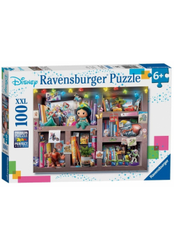 Puzzle 100 Disney bohaterowie XXL