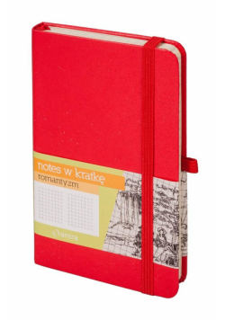 Notes A6 Kratka Romantyzm Czerwony ANTRA