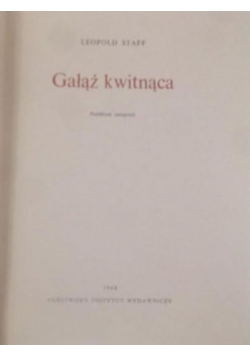 Gałąź kwitnąca