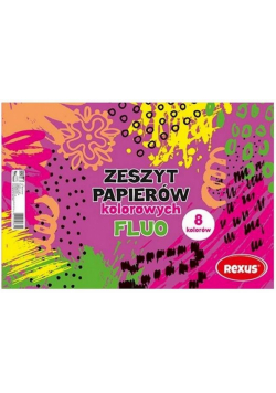 Wycinanka kredowana fluo A4/8K (5szt)