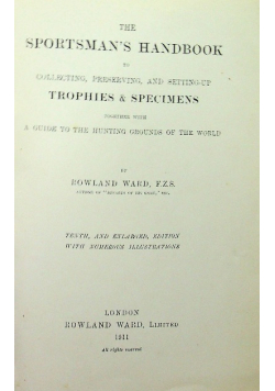The sportsmans Handbook 1911 r