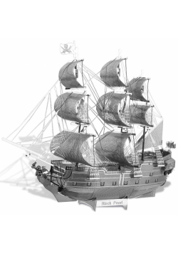 Puzzle Metalowe 3D - Statek Czarna Perła