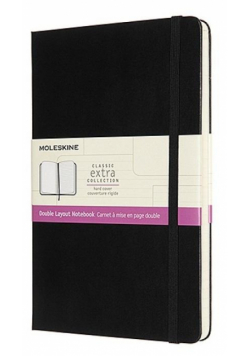 Notes L 13x21cm 240K linia/ gładki TW czarny