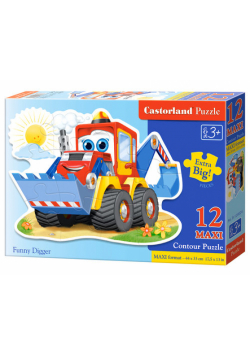 Puzzle MAXI Konturowe:Funny Digger 12