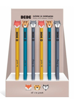 Ołówek ze zwierz. BB Friend Boy (24szt)