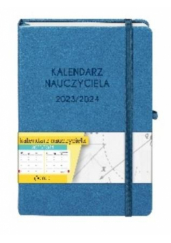 Kalendarz 2023/2024 A5 nauczyciela TDW niebieski