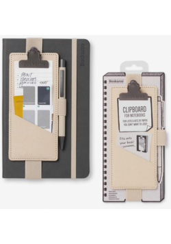 Bookaroo Clipboard for Notebooks - kremowa