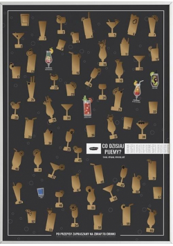 Plakat: Co dziś pijemy? 60 najlepszych drinków