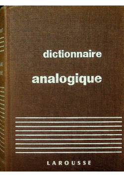 Dictionnaire analogique