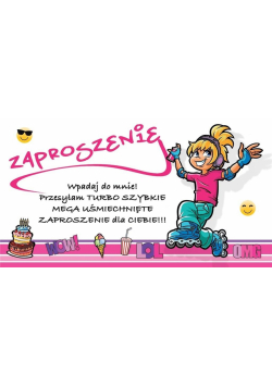 Zaproszenia Young nr 13 (opakowanie 10 szt)